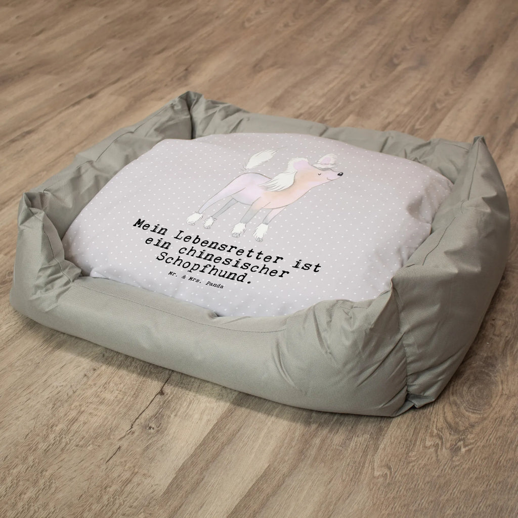 Hundebett Chinesischer Schopfhund Lebensretter Hundeschlafplatz, Hundebett, Hundeliege, Hundemöbel, Hundedecke, Hundesofa, Hundekörbchen, Körbchen, Hundebett Luxus, Hundekissen, Hundebettchen, Hund, Liegeplatz, Tierbett, Geschenk, Schenken, Hunderasse, Rassehund, Hundebesitzer, Tierfreund, Welpe, Chinese Crested Dog, Chinesischer Schopfhund