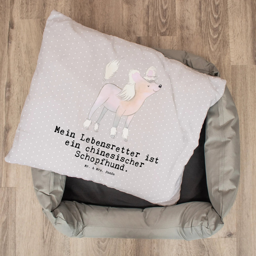 Hundebett Chinesischer Schopfhund Lebensretter Hundeschlafplatz, Hundebett, Hundeliege, Hundemöbel, Hundedecke, Hundesofa, Hundekörbchen, Körbchen, Hundebett Luxus, Hundekissen, Hundebettchen, Hund, Liegeplatz, Tierbett, Geschenk, Schenken, Hunderasse, Rassehund, Hundebesitzer, Tierfreund, Welpe, Chinese Crested Dog, Chinesischer Schopfhund