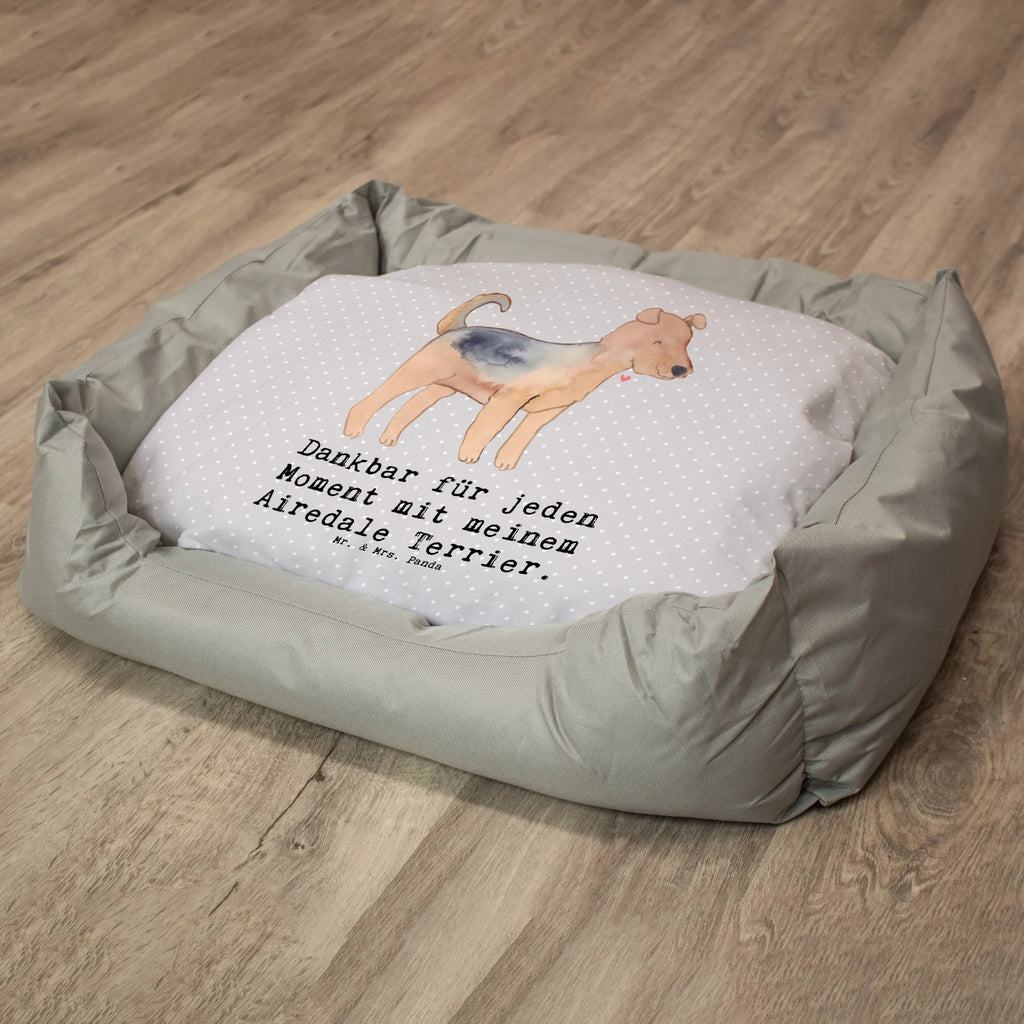 Dog bed Airedale Terrier moment Dog, dog breed, purebred dog, dog owner, gift, animal lover, giving, puppy