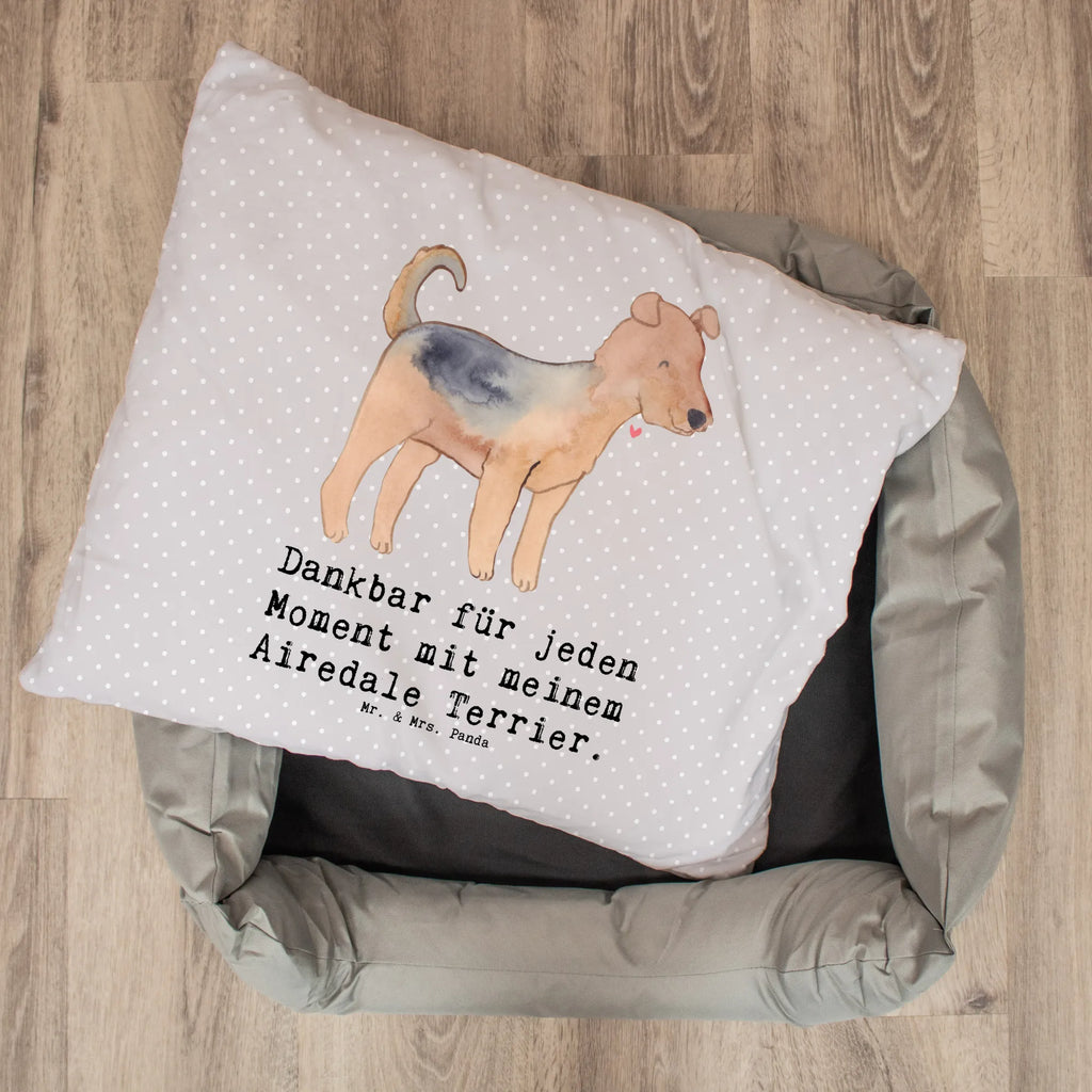 Dog bed Airedale Terrier moment Dog, dog breed, purebred dog, dog owner, gift, animal lover, giving, puppy