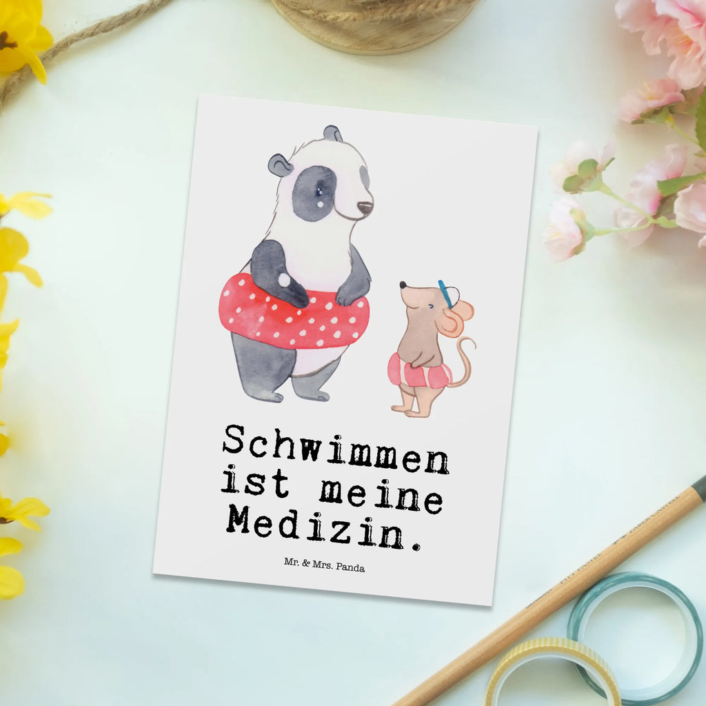 Postcard otter To swim postcards, card, gift card, invitation, gift, Postcard, paper, letter, invitation card, Gift, sport, hobby, giving, thank you, award, profit, athlete, swimming lessons, Swimming, water sports