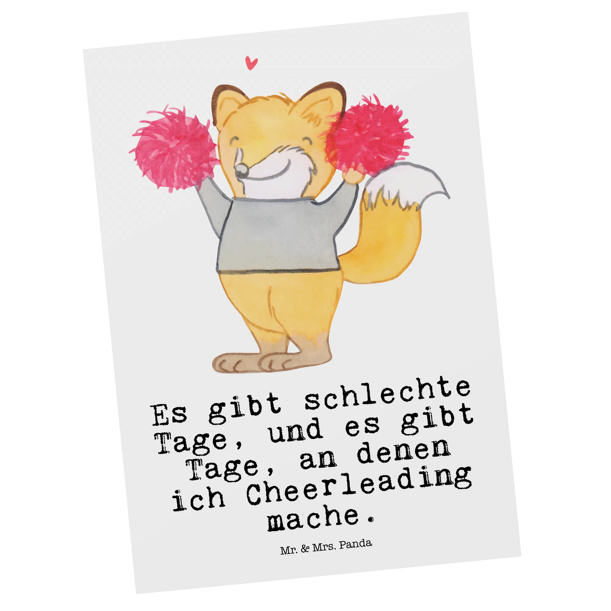 Postkarte Fuchs Cheerleader Postkarten, spruchkarte, bildkarte, Designkarte, Ansichtskarte, Fotokarte, Postkarte, kunstkarte, einzelkarte, Motivkarte, Grußkarte, Kunstkarten, Ansichtskarten, Geschenk, Schenken, Sport, Sportart, Hobby, Danke, Dankeschön, Auszeichnung, Gewinn, Sportler, Turniere, Turnen, Cheerleader, Cheerleading, Turn Club