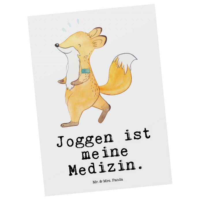 Postcard Fox Jog