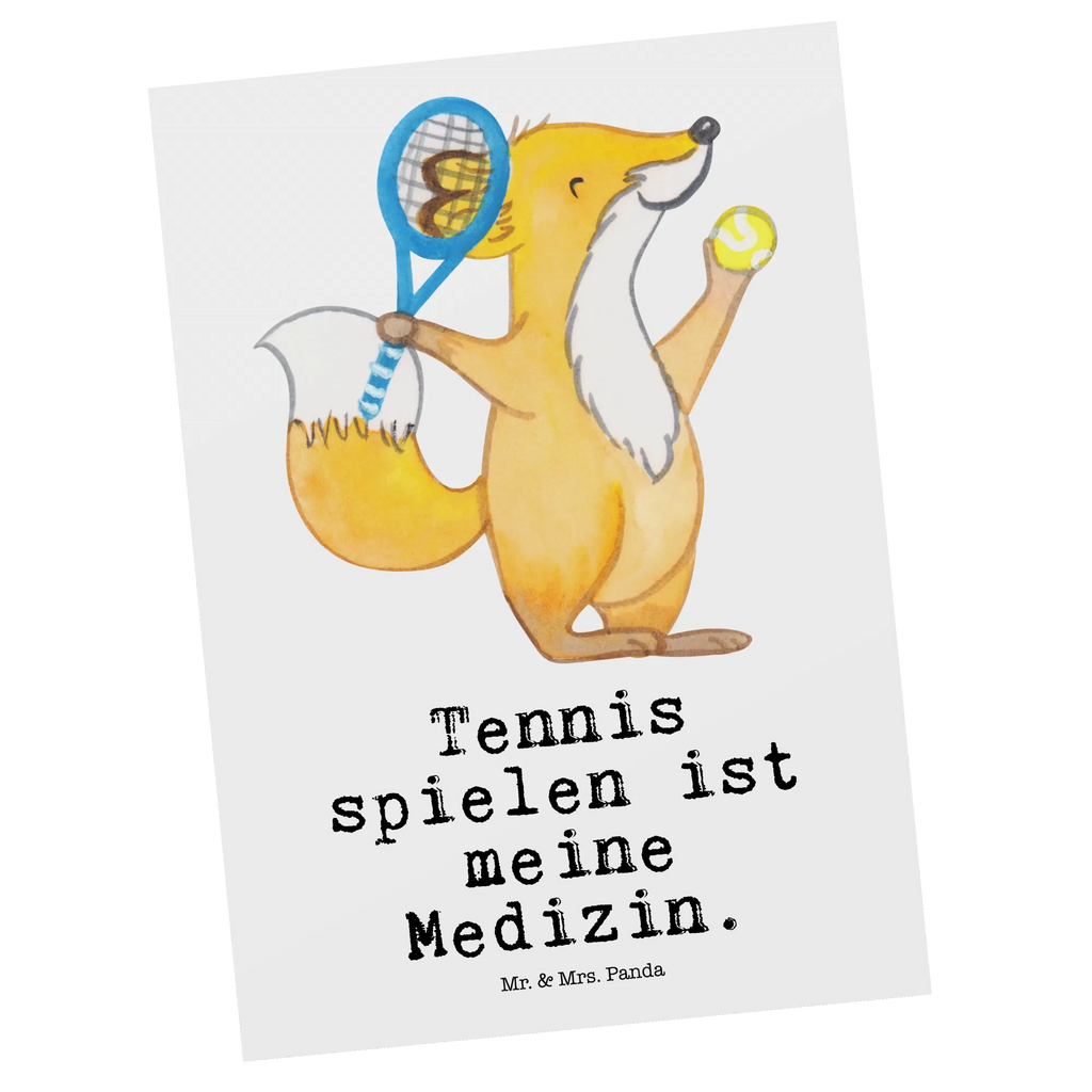 Postcard Fox play tennis card, Postcard, gift, invitation card, gift card, paper, letter, postcards, invitation, Gift, sport, hobby, giving, thank you, award, profit, athlete, tennis club, tennis tournament, Playing tennis, ball sport