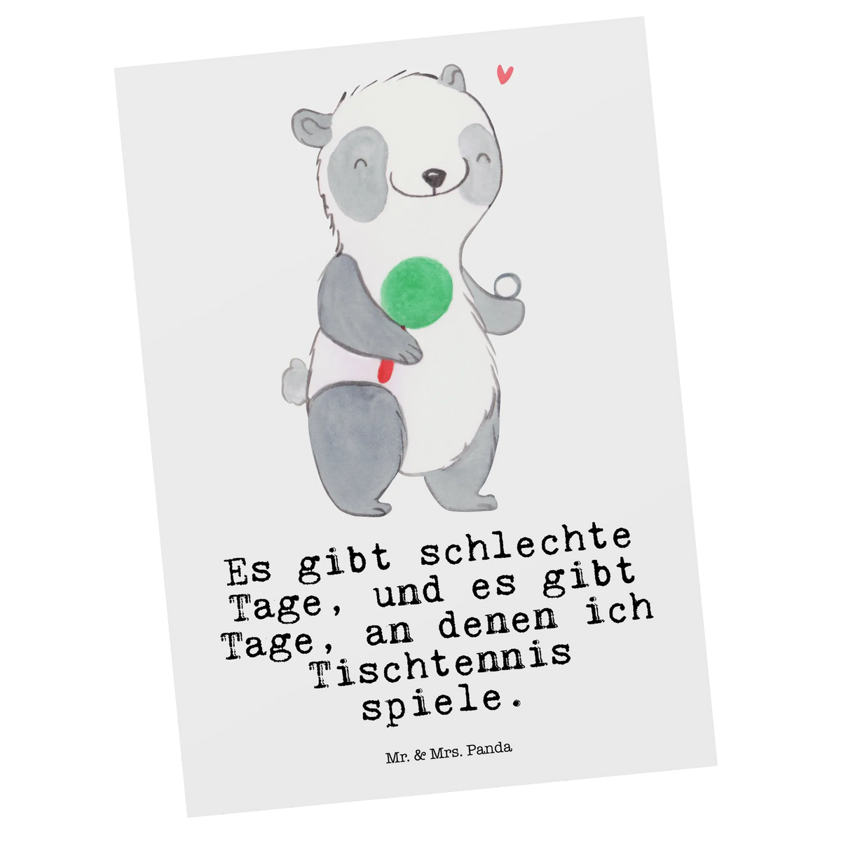 Postkarte Panda Tischtennis einzelkarte, Ansichtskarte, Grußkarte, Postkarten, Designkarte, Kunstkarten, Ansichtskarten, bildkarte, kunstkarte, spruchkarte, Fotokarte, Postkarte, Motivkarte, Sportart, Hobby, Danke, Dankeschön, Sport, Auszeichnung, Schenken, Gewinn, Sportler, Geschenk, Tischtennis, Tischtennis Sprüche, Ballsport, Tischtennis Verein, Tischtennis Meisterschaft, Tischtennis Wettbewerb, Tischtennis Bund