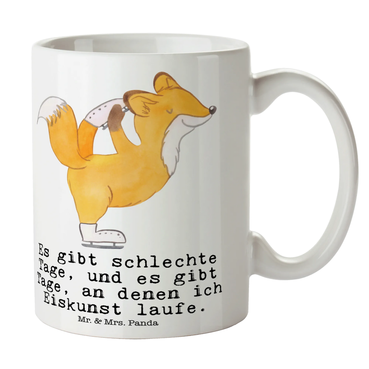 Kubek lis Łyżwiarz figurowy Prezent, Sport, Dyscyplina sportowa, Hobby, Darować, Dziękuję, Dzięki, Wyróżnienie, Wygrana, Sportowiec