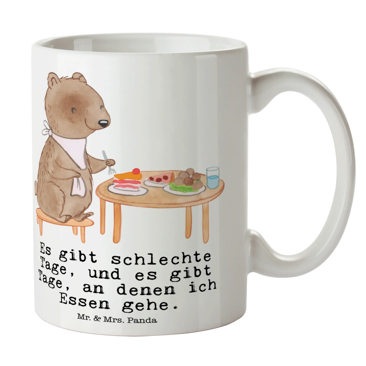Tasse Bär Essen gehen
