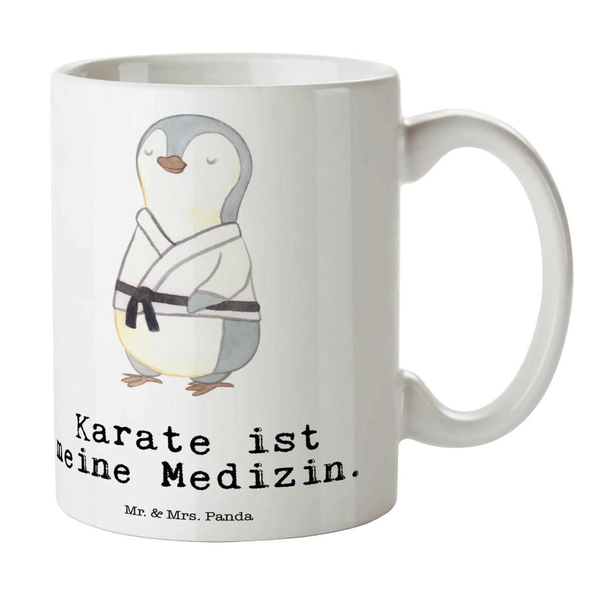 Mug penguin karate