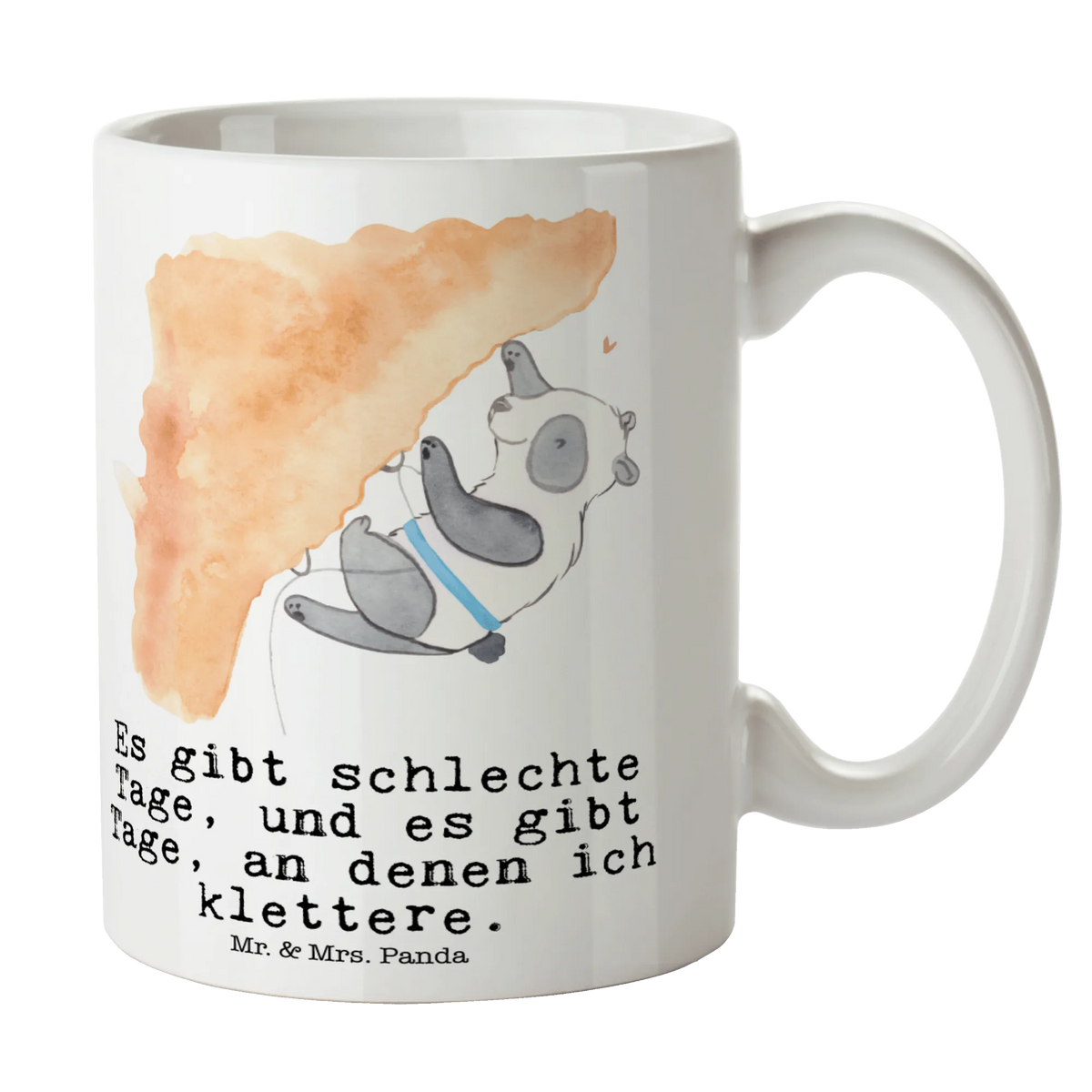 Mug panda Climb latte mug, tea mug, ceramic mug, coffee mug, personalized mug, custom mug, mug with quotes, gift mug, porcelain mug, mug, novelty mug, office mug, mug with designs, Gift, sport, hobby, giving, thank you, award, profit, athlete, Climbing, climbing sport, bouldering, indoor climbing