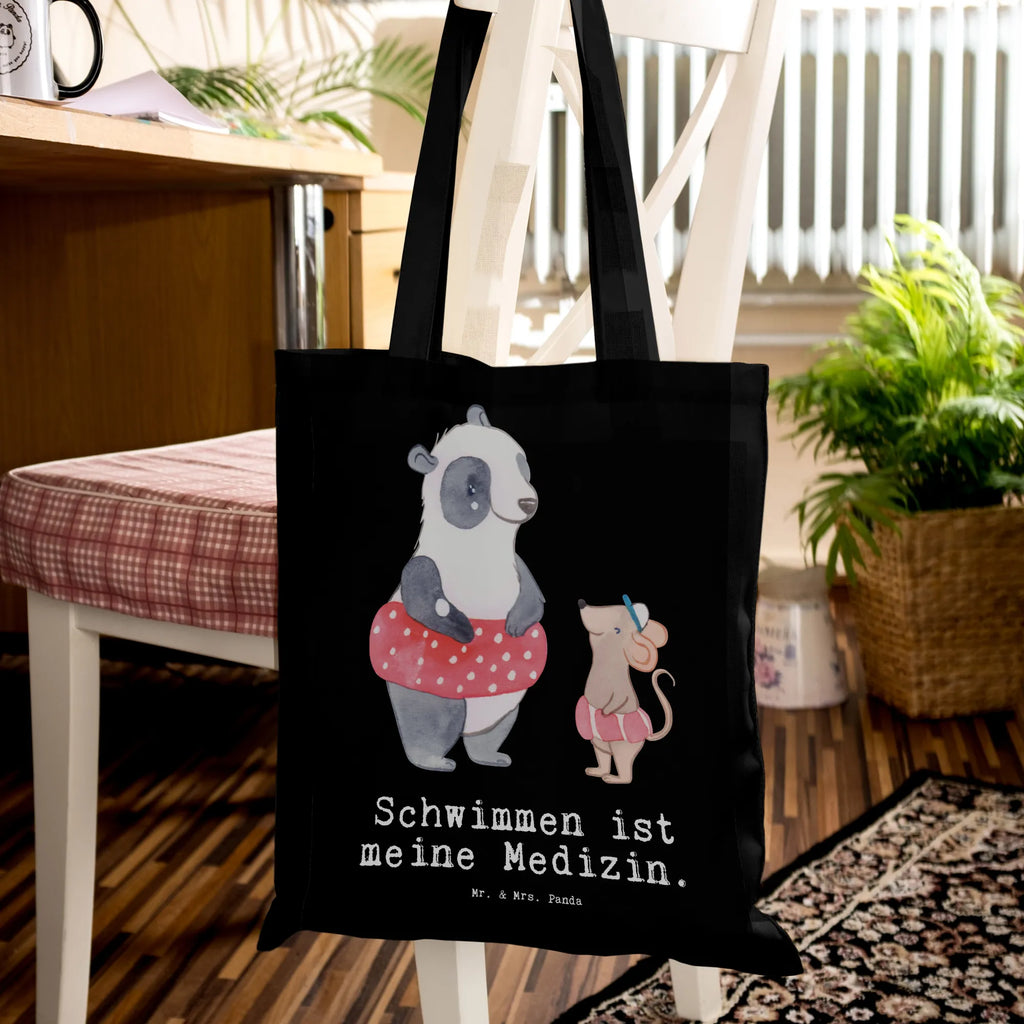 Tote bag otter To swim Tragetasche, Jutebeutel, Stofftasche, Stoffbeutel, Einkaufstüte, Jutetasche, Laptoptasche, Einkaufstasche, Umhängetasche, Shopper, Beutel, Tasche, Badetasche, Schultertasche, Beuteltasche, Strandtasche, Geschenk, Sport, Sportart, Hobby, Schenken, Danke, Dankeschön, Auszeichnung, Gewinn, Sportler, Wassersport, Schwimmen, Schwimmkurs
