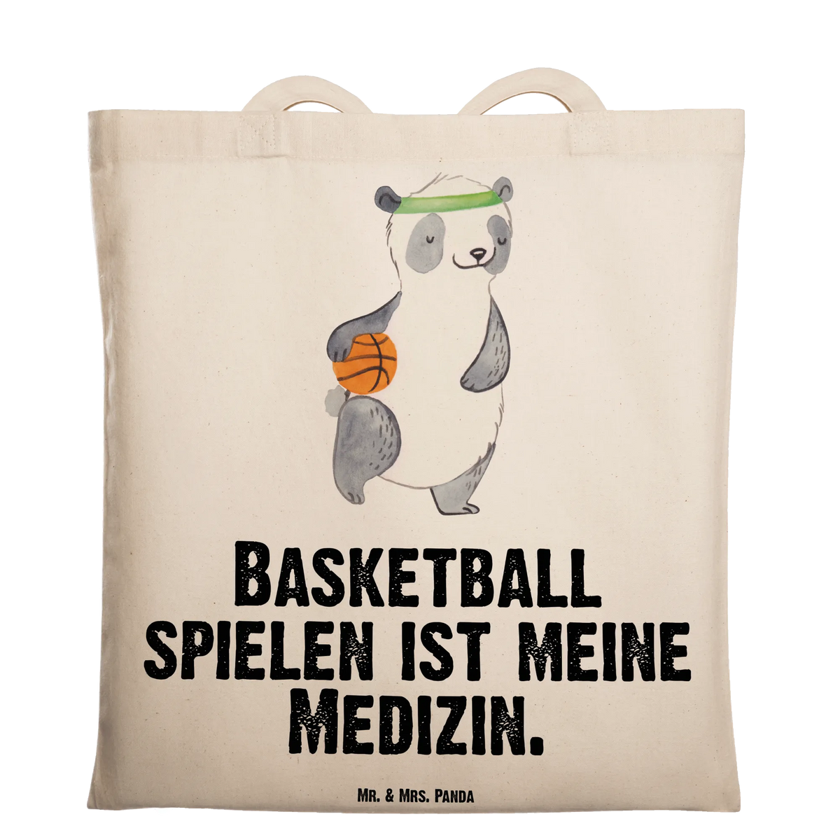 Tote bag panda basketball award, profit, Gift, athlete, giving, thank you, basketball association, basketball club, basketball court