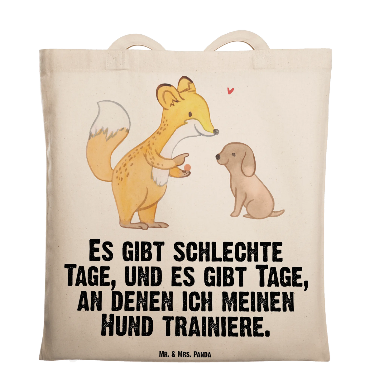 Tote bag Fox dog training thank you, award, profit, athlete, giving, Gift, dog school, dog education, puppy school, dog exam, Dog training
