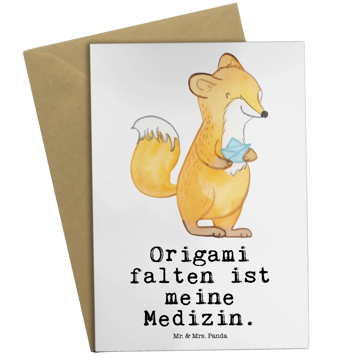 Greetings card Fox origami greeting card, birthday card, invitation card, folding card, wedding card, Gift, sport, hobby, giving, thank you, award, profit, athlete, DIY, Origami, Crafts, Paper Folding, Japanese Folding Art