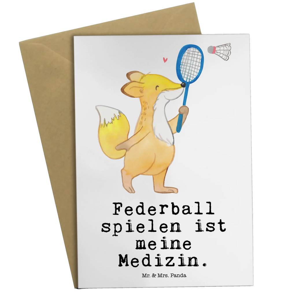 Greetings card Fox play badminton invitation card, birthday card, folding card, wedding card, greeting card, Gift, sport, hobby, giving, thank you, award, profit, athlete, badminton, Play shuttlecock