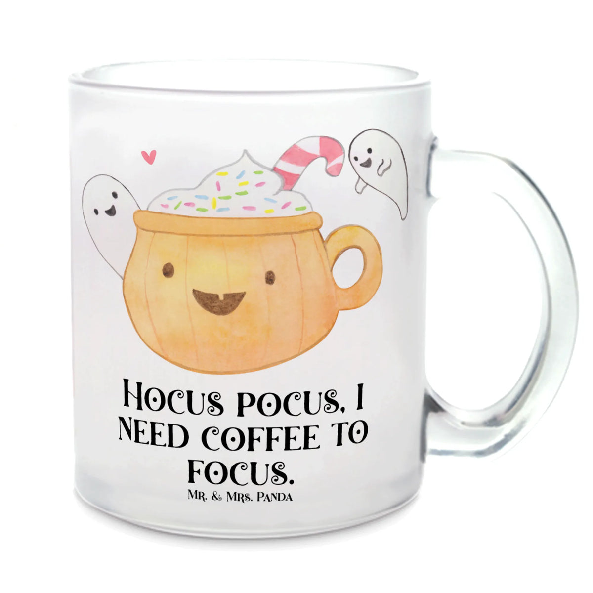 Glass tea cup Coffee Ghost tea, Tea cup, glass, mug, tea glass, Halloween, decoration, Martin singing, decor, gifts, giving
