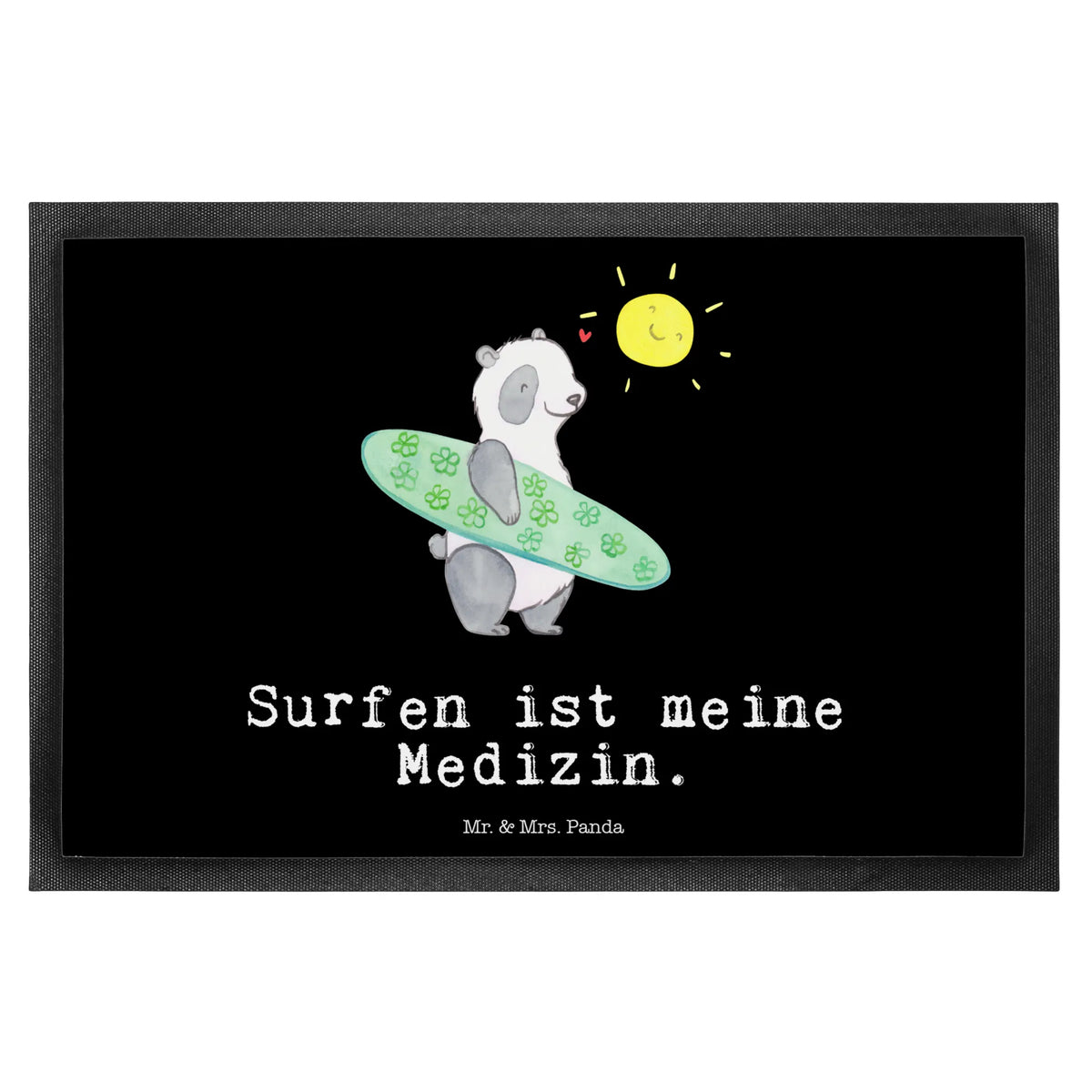 wycieraczka Panda surfing Prezent, Dyscyplina sportowa, Darować, Dziękuję, Dzięki, Wyróżnienie, Wygrana, Sportowiec