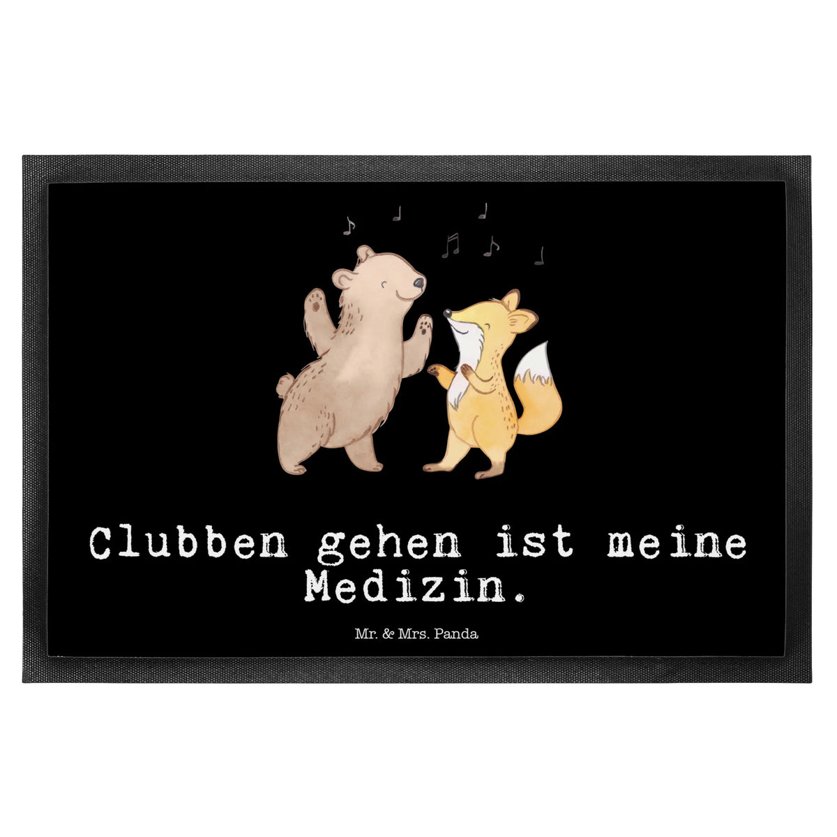 Fußmatte Bär & Fuchs Disco Eingangsteppich, bodenmatte, außenmatte, Outdoor-Matte, Schmutzfangmatte, teppichmatte, Gummi-Fußmatte, Türmatte, Schmutzfangteppich, Gummimatte, Eingangsmatte, Haustürmatte, Vorleger, Fussmatte, abstreifer, Türvorleger, Schmutzfänger, Fußabtreter, Schuhabstreifer, Schmutzmatte, matte haustür, Fußabstreifer, fußmatte, Abtretmatte, Sauberlaufmatte, Abtreter, Bodenvorleger, hausmatte, flurmatte, Sportart, Hobby, Danke, Dankeschön, Sport, Auszeichnung, Schenken, Gewinn, Sportler, Geschenk, Feiern, Clubbing, Tanzen, Clubs, Disco