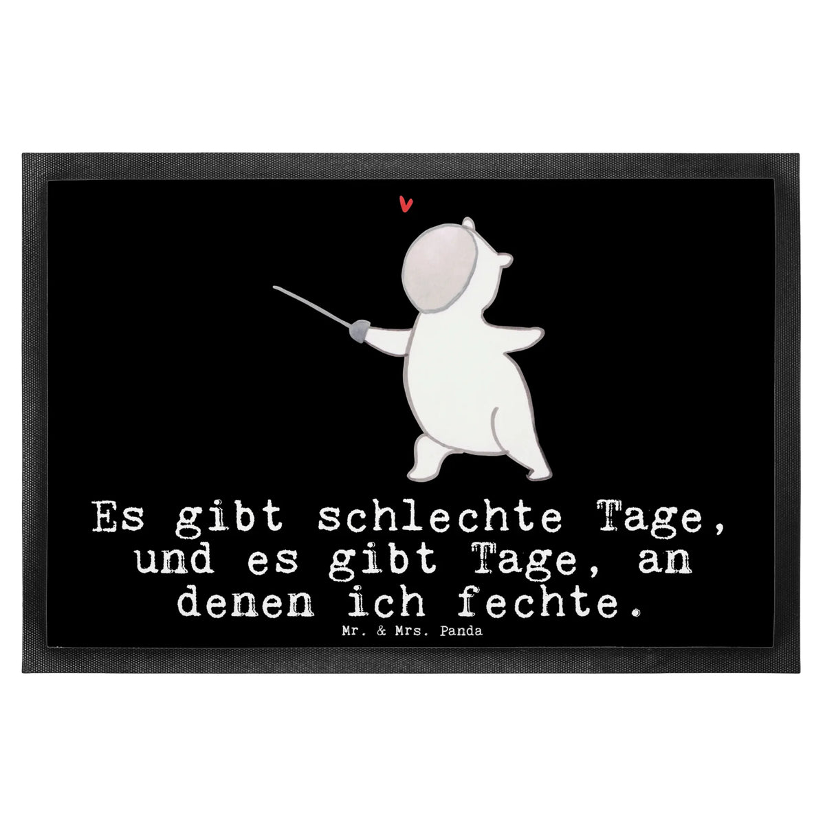 wycieraczka Panda Szermierka Sauberlaufmatte, Vorleger, Abtretmatte, fußmatte, Schuhabstreifer, Bodenvorleger, Schmutzmatte, Schmutzfangteppich, matte haustür, Schmutzfänger, Gummimatte, Türvorleger, Eingangsmatte, außenmatte, Gummi-Fußmatte, hausmatte, Schmutzfangmatte, Abtreter, Fußabstreifer, flurmatte, Eingangsteppich, Outdoor-Matte, Fußabtreter, teppichmatte, Haustürmatte, Türmatte, bodenmatte, Fussmatte, abstreifer, Sportart, Hobby, Danke, Dankeschön, Sport, Auszeichnung, Schenken, Gewinn, Sportler, Geschenk, Fechten, Fechter Bund, Fecht Verein, Fecht Club