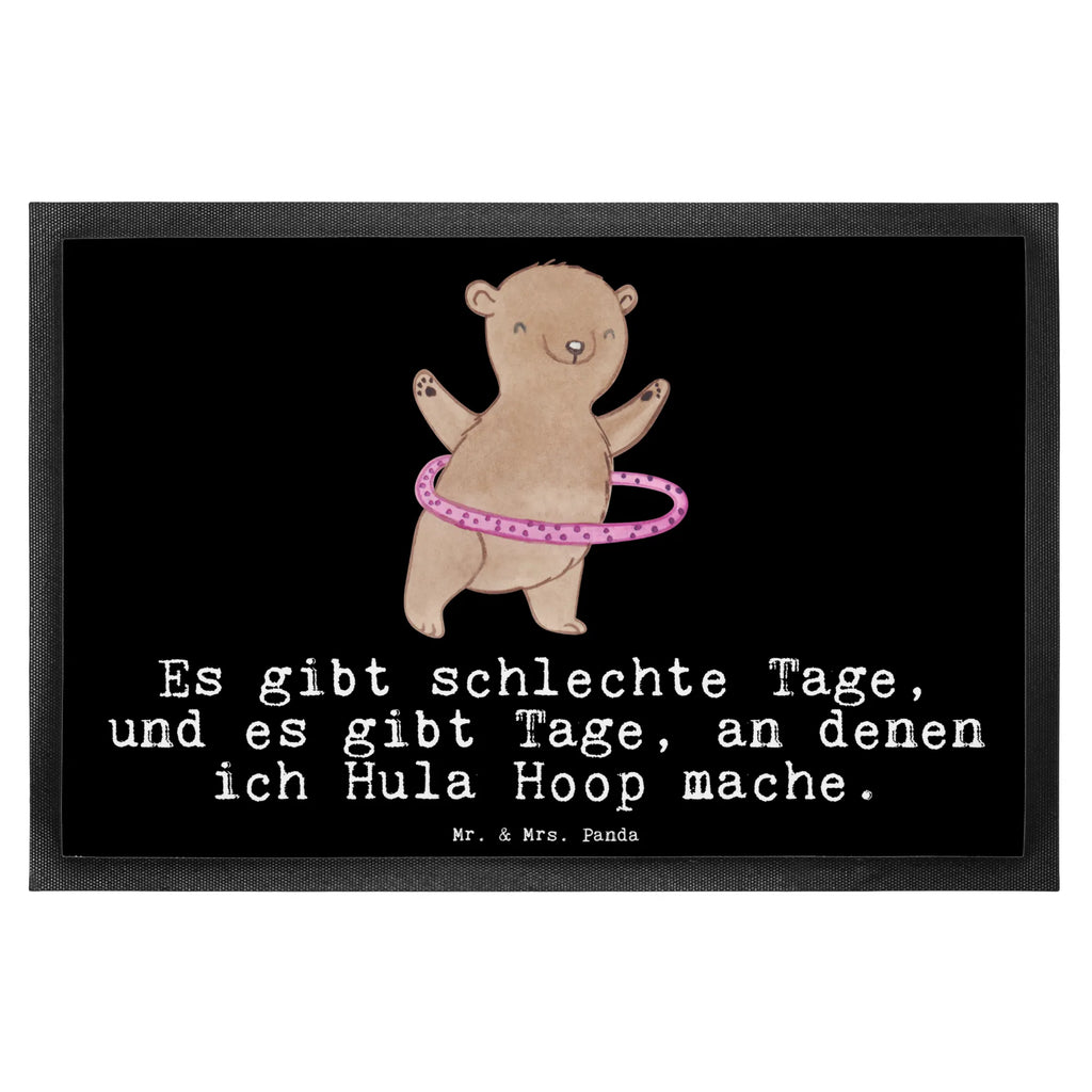 Doormat bear hula hoops Gift, sport, hobby, giving, thank you, award, profit, athlete, training, Hula Hoop, fitness