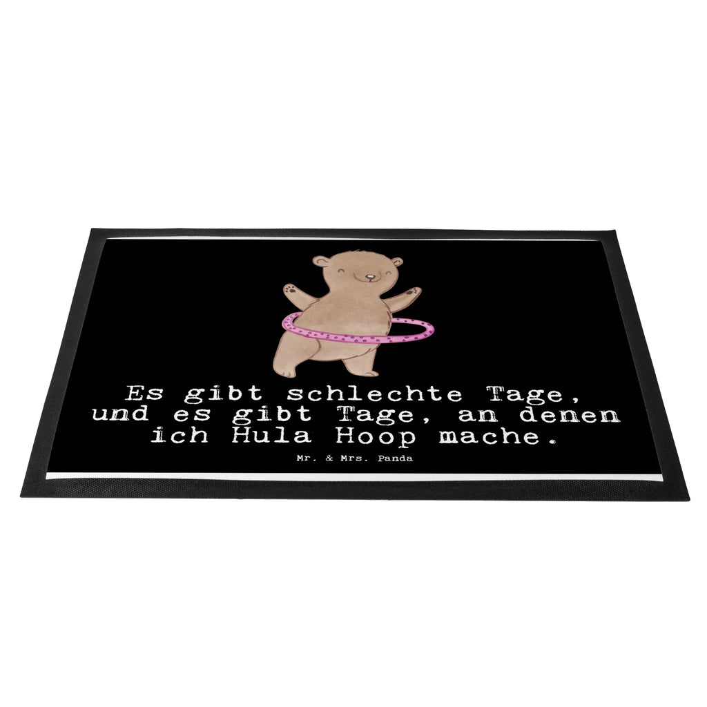 Doormat bear hula hoops Gift, sport, hobby, giving, thank you, award, profit, athlete, training, Hula Hoop, fitness