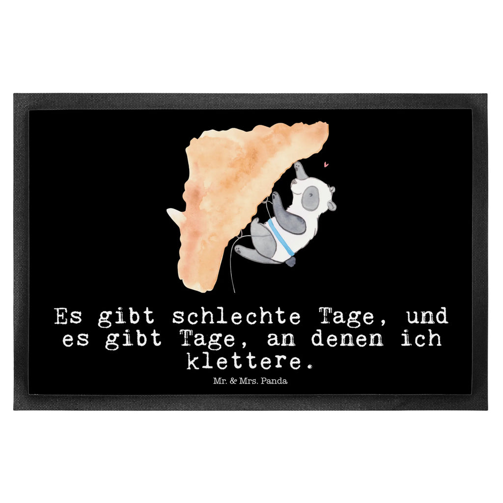 Doormat panda Climb Gift, sport, hobby, giving, thank you, award, profit, athlete, climbing sport, bouldering, Climbing, indoor climbing