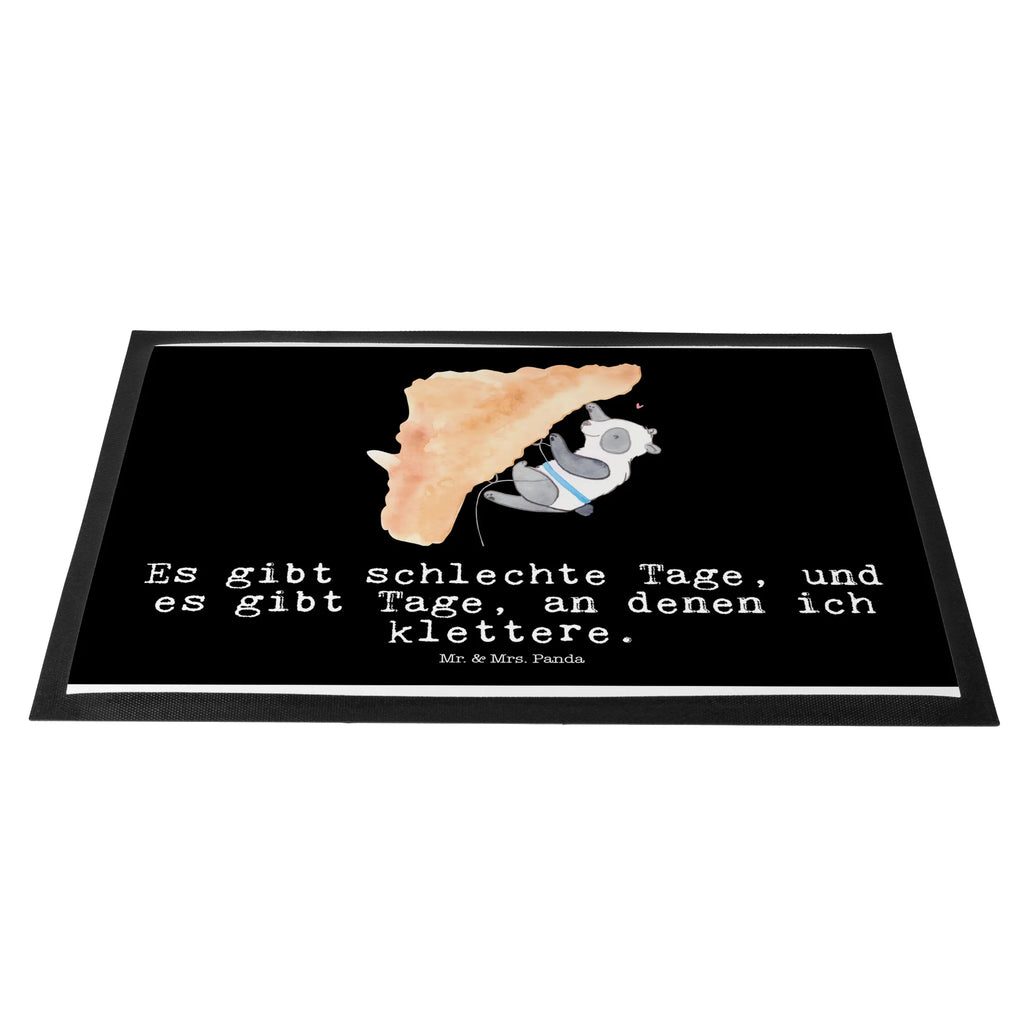 Doormat panda Climb Gift, sport, hobby, giving, thank you, award, profit, athlete, climbing sport, bouldering, Climbing, indoor climbing