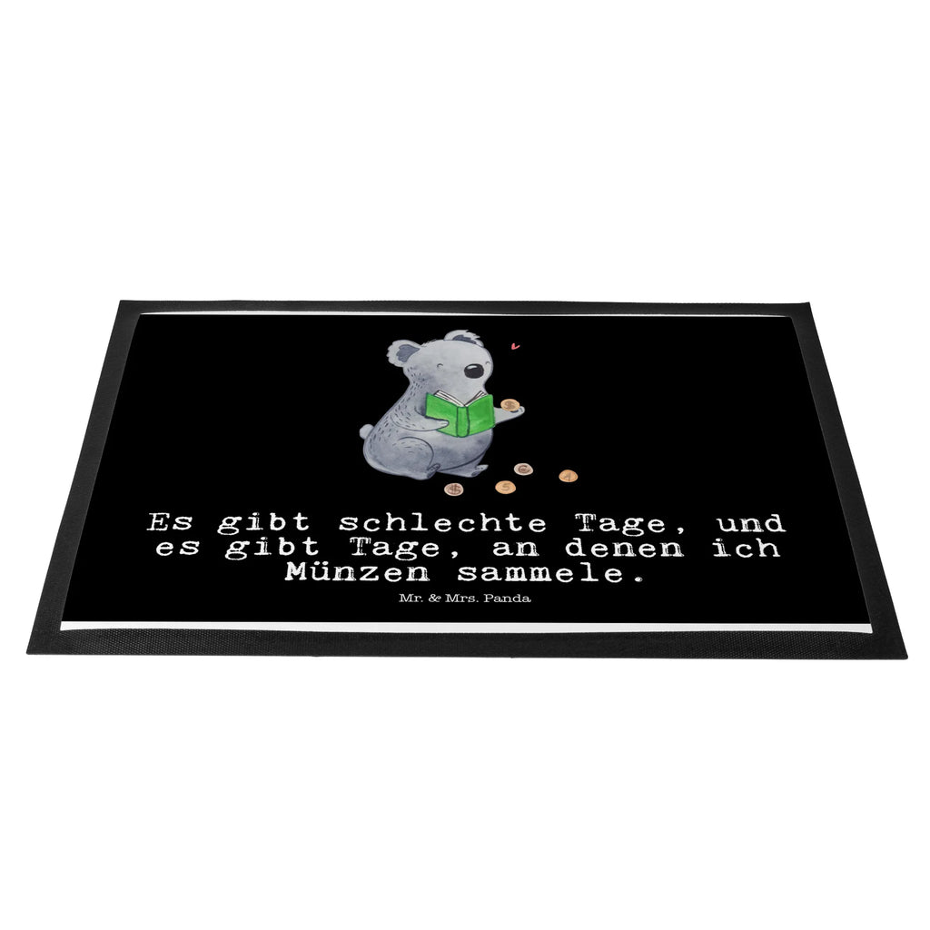 Doormat Koala bear collect coins Gift, sport, hobby, giving, thank you, award, profit, athlete, Collecting coins, coins from all over the world, numismatics