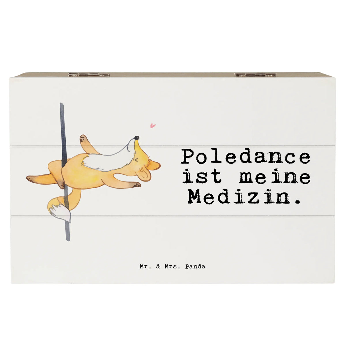 Wooden chest Fox Pole Dance Gift, giving, athlete, profit, award, thank you, dancing, Pole dancing