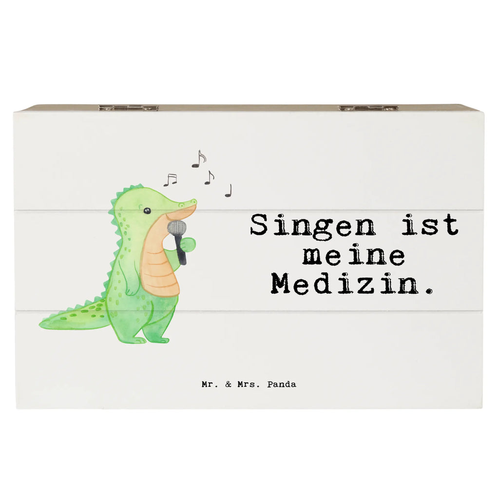 Holzkiste Krokodil Singen Truhe, Holzkiste, Schatulle, Geschenkdose, Schatzkiste, Geschenkbox, Erinnerungskiste, XXL, Aufbewahrungsbox, Dekokiste, Kiste, Erinnerungsbox, Geschenk, Sport, Sportart, Hobby, Schenken, Danke, Dankeschön, Auszeichnung, Gewinn, Sportler, Gesang, Band, Hobbysänger, Singen, Live Auftritt