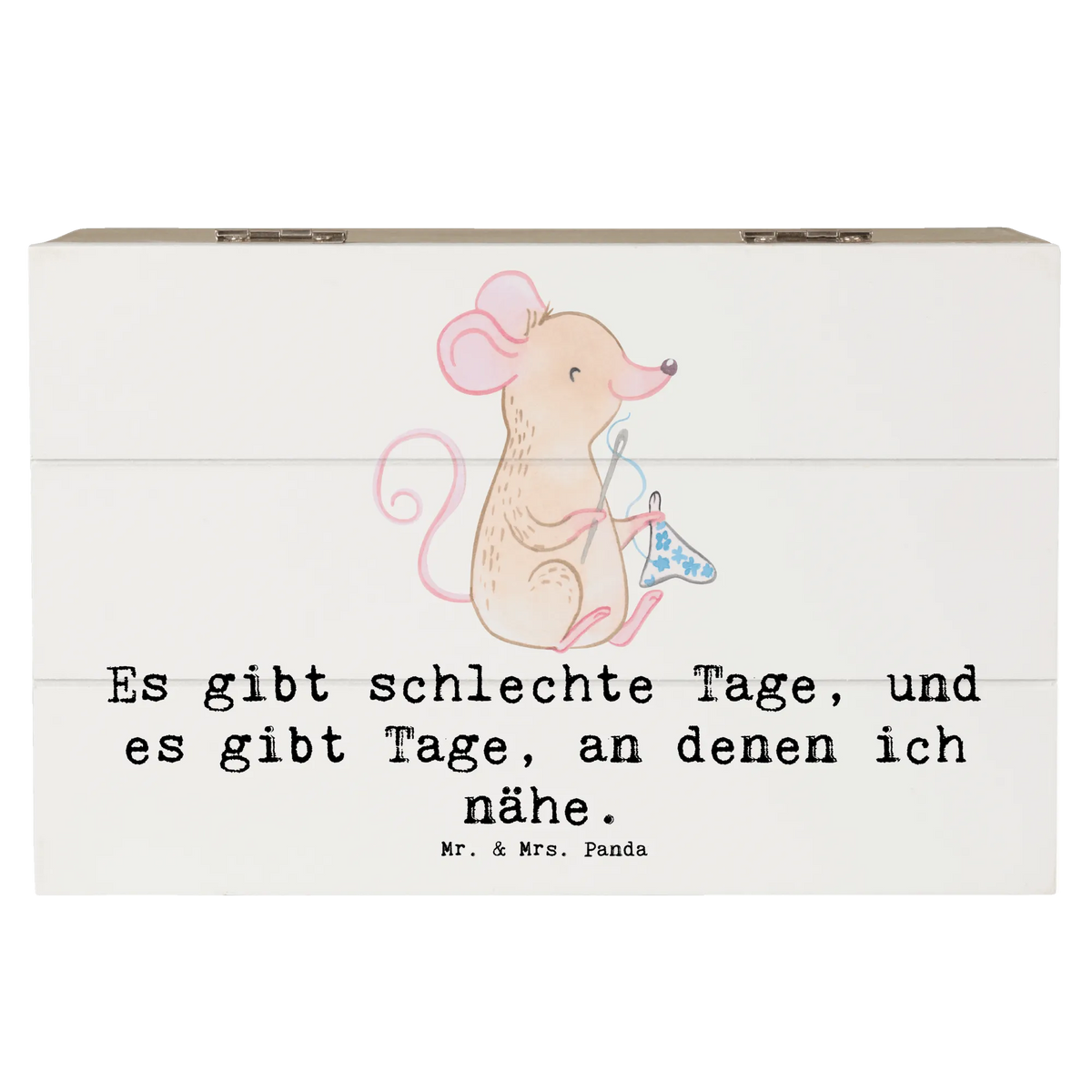 Holzkiste Maus Nähen