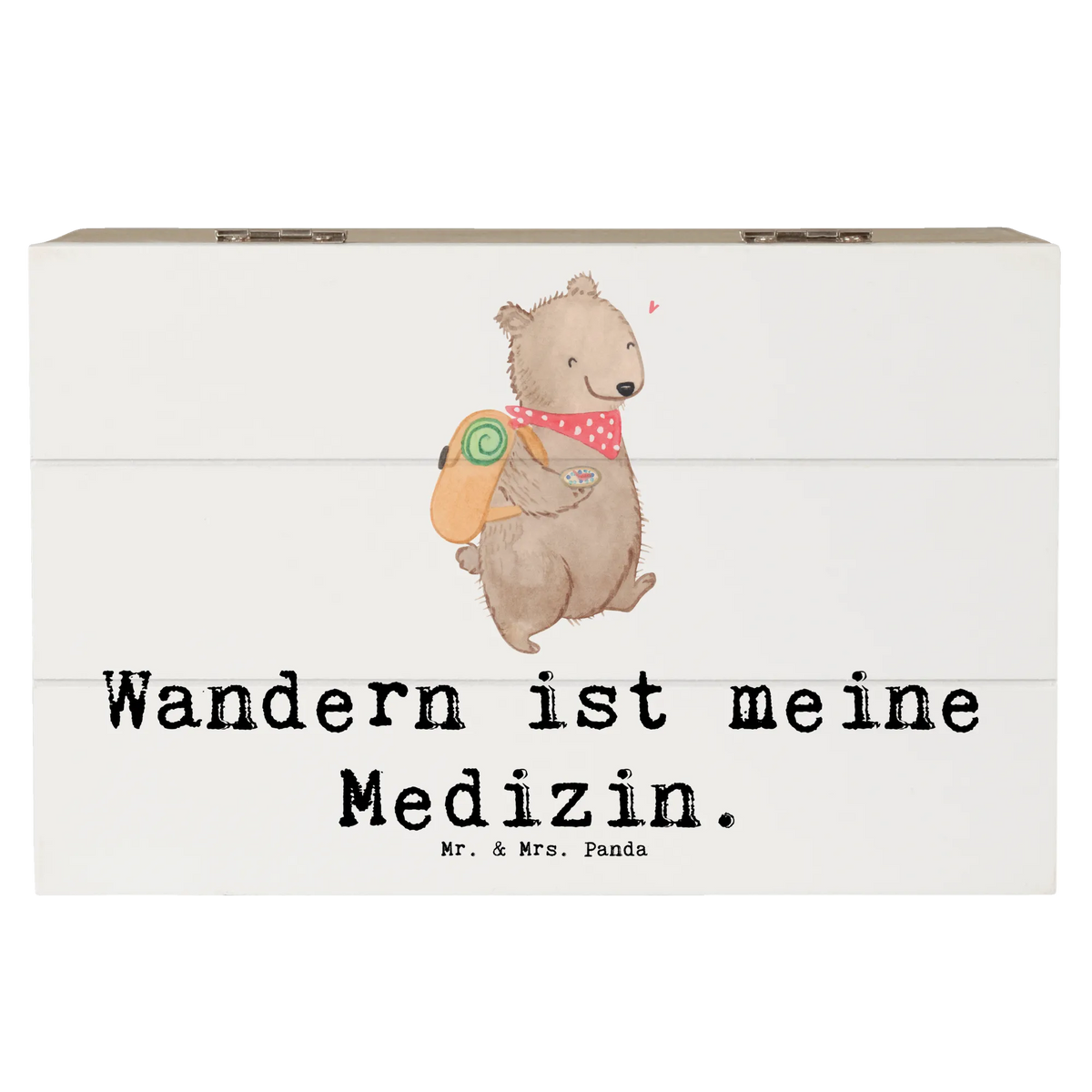 Holzkiste Bär Wandern