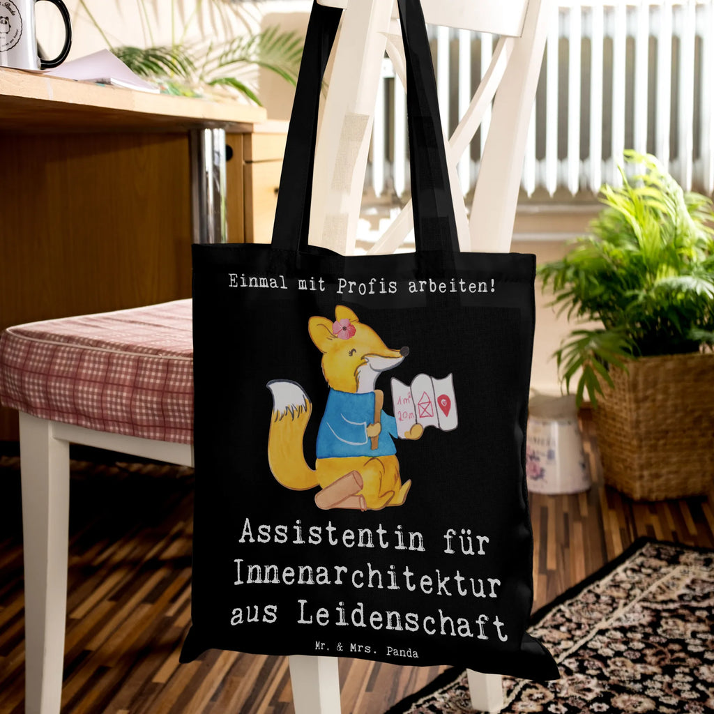 Tote bag Interior Design Assistant Passion Umhängetasche, Tragetasche, Beutel, Beuteltasche, Tasche, Strandtasche, Schultertasche, Einkaufstasche, Einkaufstüte, Stofftasche, Jutebeutel, Shopper, Jutetasche, Laptoptasche, Stoffbeutel, Badetasche, Beruf, Ausbildung, Jubiläum, Abschied, Rente, Kollege, Kollegin, Geschenk, Schenken, Arbeitskollege, Mitarbeiter, Firma, Danke, Dankeschön