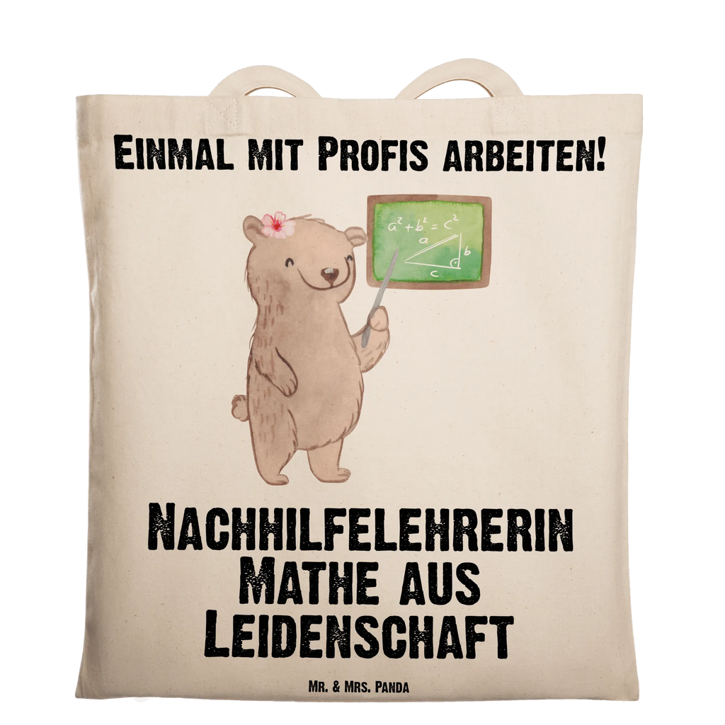 Tragetasche Nachhilfelehrerin Mathe aus Leidenschaft Jutetasche, Stofftasche, Tragetasche, Einkaufstasche, Schultertasche, Jutebeutel, Shopper, Stoffbeutel, Tasche, Umhängetasche, Beuteltasche, Beutel, Strandtasche, Badetasche, Laptoptasche, Einkaufstüte, Beruf, Ausbildung, Jubiläum, Abschied, Rente, Kollege, Kollegin, Geschenk, Schenken, Arbeitskollege, Mitarbeiter, Firma, Danke, Dankeschön, Mathematik Nachhilfelehrerin, Mathe Nachhilfe, Nachhilfeunterrricht