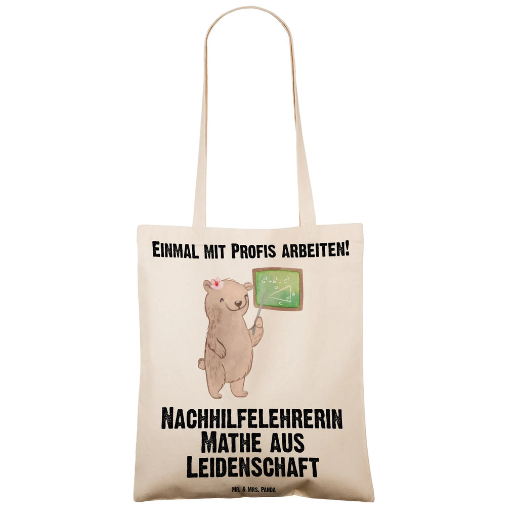 Tragetasche Nachhilfelehrerin Mathe aus Leidenschaft Jutetasche, Stofftasche, Tragetasche, Einkaufstasche, Schultertasche, Jutebeutel, Shopper, Stoffbeutel, Tasche, Umhängetasche, Beuteltasche, Beutel, Strandtasche, Badetasche, Laptoptasche, Einkaufstüte, Beruf, Ausbildung, Jubiläum, Abschied, Rente, Kollege, Kollegin, Geschenk, Schenken, Arbeitskollege, Mitarbeiter, Firma, Danke, Dankeschön, Mathematik Nachhilfelehrerin, Mathe Nachhilfe, Nachhilfeunterrricht