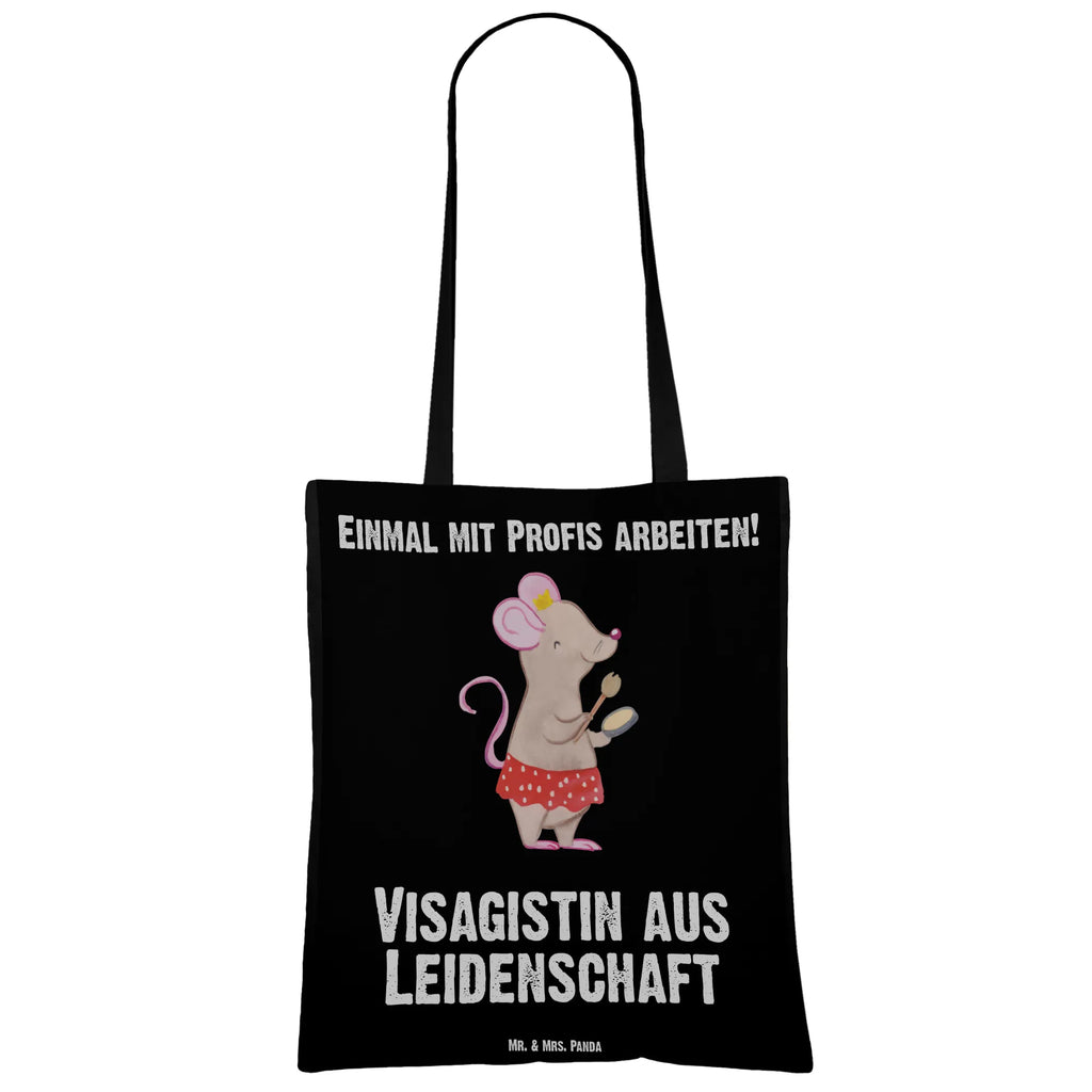 Tragetasche Visagistin aus Leidenschaft Badetasche, Tasche, Jutetasche, Umhängetasche, Beutel, Shopper, Stoffbeutel, Einkaufstasche, Stofftasche, Laptoptasche, Strandtasche, Tragetasche, Einkaufstüte, Jutebeutel, Beuteltasche, Schultertasche, Beruf, Ausbildung, Jubiläum, Abschied, Rente, Kollege, Kollegin, Geschenk, Schenken, Arbeitskollege, Mitarbeiter, Firma, Danke, Dankeschön, Kosmetikstudio, Maskenbildnerin, Visagistin, Eröffnung, Make Up Artist, Kosmetikerin, Beauty Salon