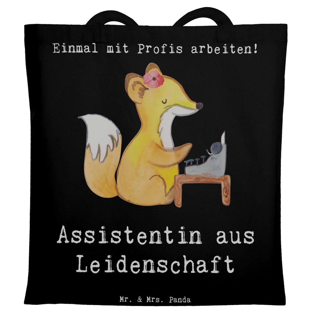 Tote bag Assistant Passion Tragetasche, Beuteltasche, Umhängetasche, Laptoptasche, Schultertasche, Stofftasche, Einkaufstüte, Badetasche, Stoffbeutel, Jutebeutel, Beutel, Tasche, Shopper, Jutetasche, Einkaufstasche, Strandtasche, Beruf, Ausbildung, Jubiläum, Abschied, Rente, Kollege, Kollegin, Geschenk, Schenken, Arbeitskollege, Mitarbeiter, Firma, Danke, Dankeschön