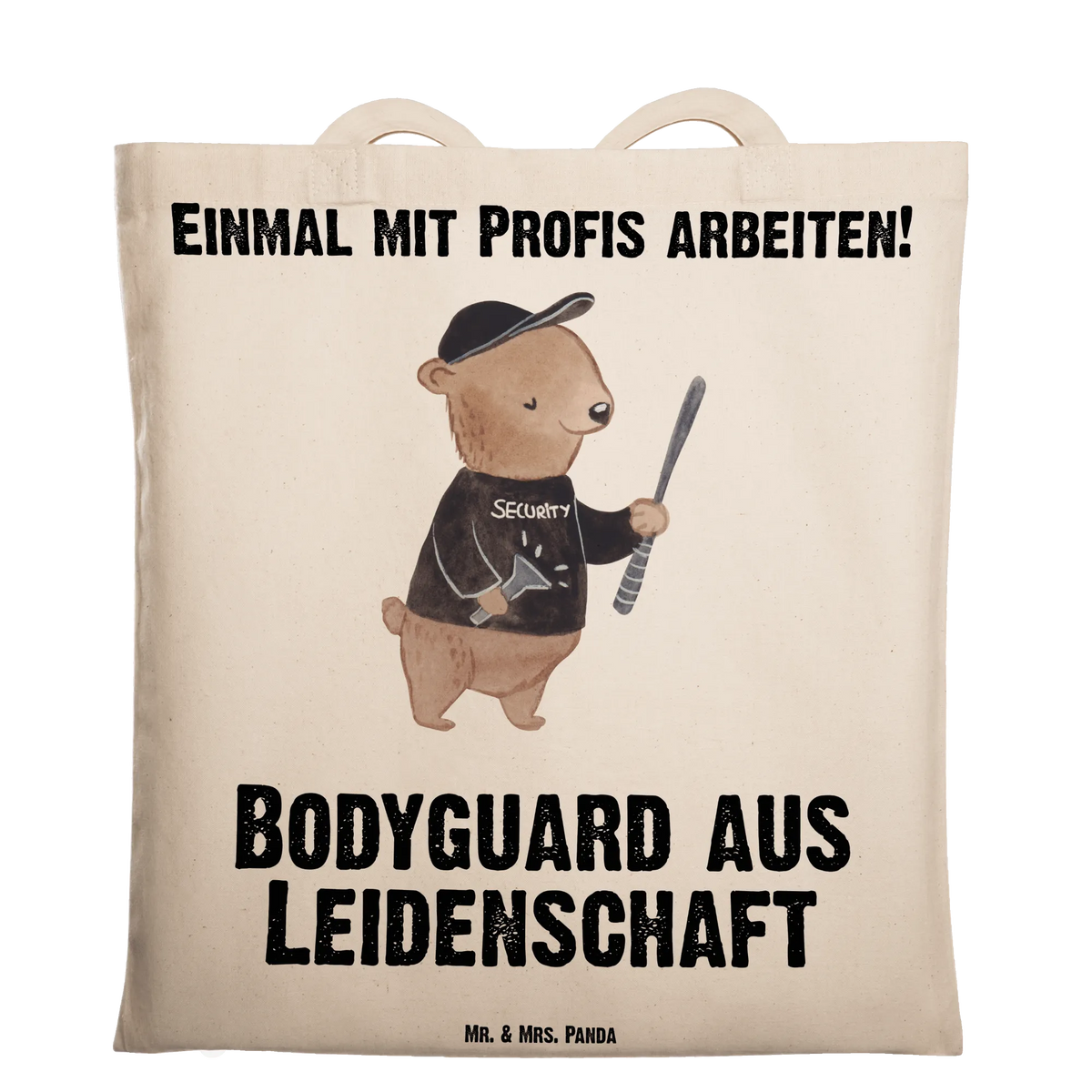 Tote bag Bodyguard Passion gift, sayings, gift idea, best, farewell gift, passing exam, anniversary, retirement, promotion, job start, profession