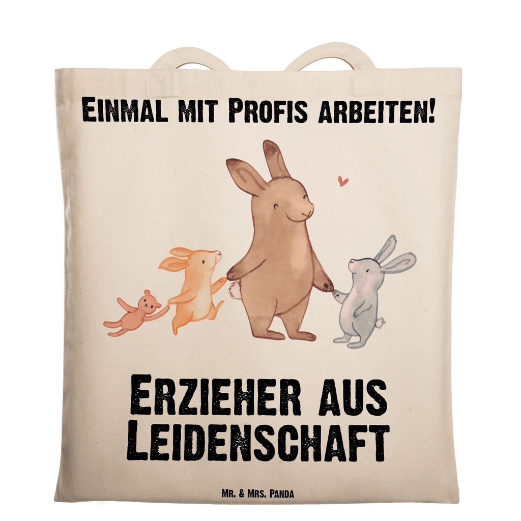 Tragetasche Erzieher aus Leidenschaft Umhängetasche, Schultertasche, Stoffbeutel, Jutebeutel, Tragetasche, Einkaufstüte, Laptoptasche, Tasche, Shopper, Beuteltasche, Jutetasche, Badetasche, Strandtasche, Stofftasche, Beutel, Einkaufstasche, Beruf, Ausbildung, Jubiläum, Abschied, Rente, Kollege, Kollegin, Geschenk, Schenken, Arbeitskollege, Mitarbeiter, Firma, Danke, Dankeschön, Pädagoge, Kindergärtner, Erzieher