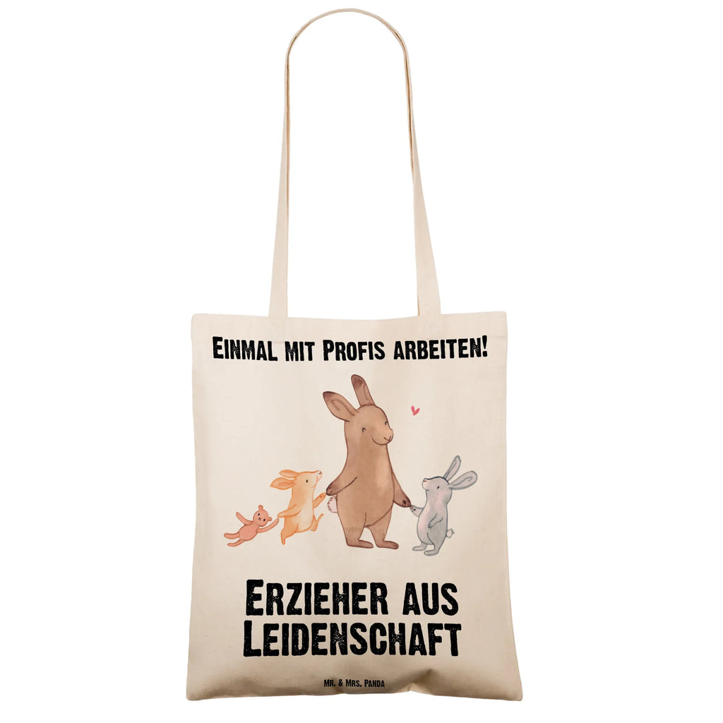 Tragetasche Erzieher aus Leidenschaft Umhängetasche, Schultertasche, Stoffbeutel, Jutebeutel, Tragetasche, Einkaufstüte, Laptoptasche, Tasche, Shopper, Beuteltasche, Jutetasche, Badetasche, Strandtasche, Stofftasche, Beutel, Einkaufstasche, Beruf, Ausbildung, Jubiläum, Abschied, Rente, Kollege, Kollegin, Geschenk, Schenken, Arbeitskollege, Mitarbeiter, Firma, Danke, Dankeschön, Pädagoge, Kindergärtner, Erzieher