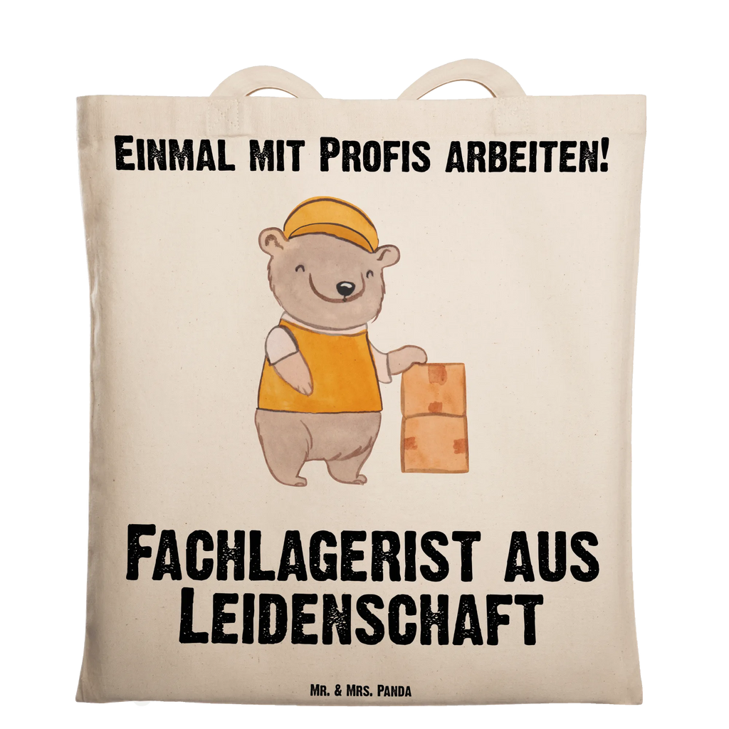 Tragetasche Fachlagerist aus Leidenschaft Beuteltasche, Stoffbeutel, Stofftasche, Shopper, Umhängetasche, Tasche, Beutel, Einkaufstüte, Laptoptasche, Einkaufstasche, Jutetasche, Tragetasche, Schultertasche, Jutebeutel, Strandtasche, Badetasche, Beruf, Ausbildung, Jubiläum, Abschied, Rente, Kollege, Kollegin, Geschenk, Schenken, Arbeitskollege, Mitarbeiter, Firma, Danke, Dankeschön, Lagerarbeiter, Lagerverwalter, Fachlagerist, Lagerist