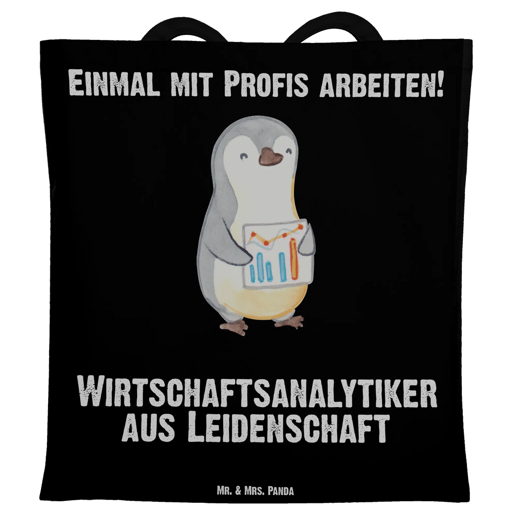 Tragetasche Wirtschaftsanalytiker aus Leidenschaft Shopper, Stofftasche, Jutetasche, Tragetasche, Jutebeutel, Beuteltasche, Tasche, Badetasche, Stoffbeutel, Laptoptasche, Umhängetasche, Einkaufstasche, Strandtasche, Beutel, Schultertasche, Einkaufstüte, Beruf, Ausbildung, Jubiläum, Abschied, Rente, Kollege, Kollegin, Geschenk, Schenken, Arbeitskollege, Mitarbeiter, Firma, Danke, Dankeschön