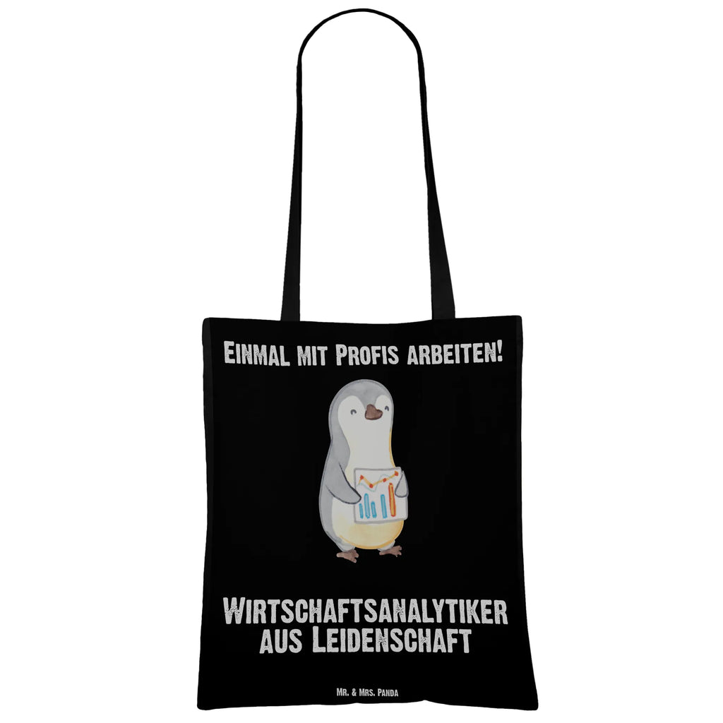 Tragetasche Wirtschaftsanalytiker aus Leidenschaft Shopper, Stofftasche, Jutetasche, Tragetasche, Jutebeutel, Beuteltasche, Tasche, Badetasche, Stoffbeutel, Laptoptasche, Umhängetasche, Einkaufstasche, Strandtasche, Beutel, Schultertasche, Einkaufstüte, Beruf, Ausbildung, Jubiläum, Abschied, Rente, Kollege, Kollegin, Geschenk, Schenken, Arbeitskollege, Mitarbeiter, Firma, Danke, Dankeschön