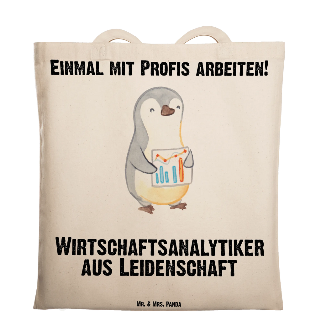Tragetasche Wirtschaftsanalytiker aus Leidenschaft Shopper, Stofftasche, Jutetasche, Tragetasche, Jutebeutel, Beuteltasche, Tasche, Badetasche, Stoffbeutel, Laptoptasche, Umhängetasche, Einkaufstasche, Strandtasche, Beutel, Schultertasche, Einkaufstüte, Beruf, Ausbildung, Jubiläum, Abschied, Rente, Kollege, Kollegin, Geschenk, Schenken, Arbeitskollege, Mitarbeiter, Firma, Danke, Dankeschön