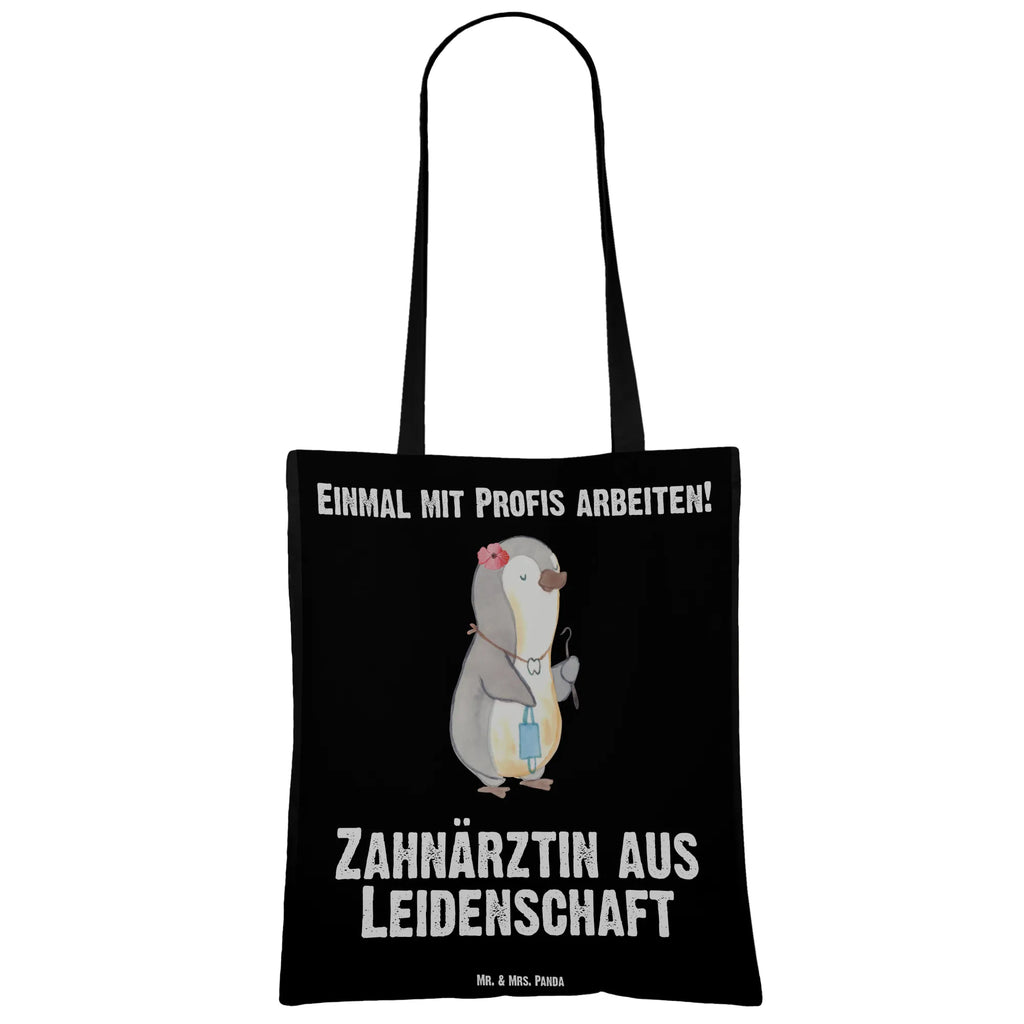 Tragetasche Zahnärztin aus Leidenschaft Laptoptasche, Einkaufstasche, Shopper, Schultertasche, Strandtasche, Jutetasche, Umhängetasche, Beuteltasche, Badetasche, Stofftasche, Beutel, Tasche, Stoffbeutel, Einkaufstüte, Jutebeutel, Tragetasche, Beruf, Ausbildung, Jubiläum, Abschied, Rente, Kollege, Kollegin, Geschenk, Schenken, Arbeitskollege, Mitarbeiter, Firma, Danke, Dankeschön