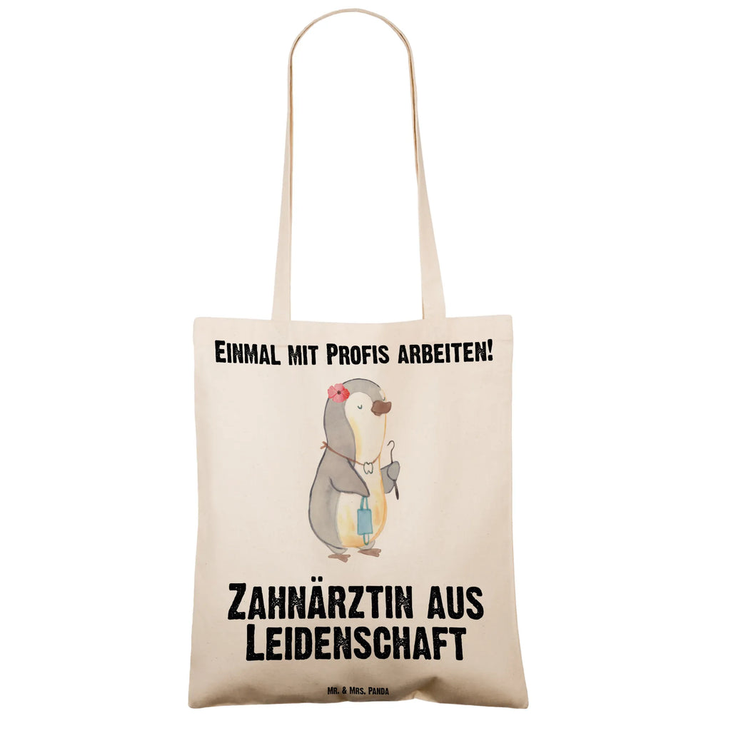 Tragetasche Zahnärztin aus Leidenschaft Laptoptasche, Einkaufstasche, Shopper, Schultertasche, Strandtasche, Jutetasche, Umhängetasche, Beuteltasche, Badetasche, Stofftasche, Beutel, Tasche, Stoffbeutel, Einkaufstüte, Jutebeutel, Tragetasche, Beruf, Ausbildung, Jubiläum, Abschied, Rente, Kollege, Kollegin, Geschenk, Schenken, Arbeitskollege, Mitarbeiter, Firma, Danke, Dankeschön