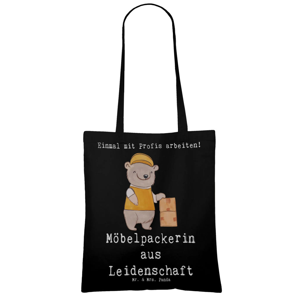 Tragetasche Möbelpackerin aus Leidenschaft Badetasche, Stofftasche, Beuteltasche, Umhängetasche, Einkaufstüte, Schultertasche, Stoffbeutel, Tragetasche, Shopper, Jutetasche, Jutebeutel, Tasche, Beutel, Strandtasche, Einkaufstasche, Laptoptasche, Beruf, Ausbildung, Jubiläum, Abschied, Rente, Kollege, Kollegin, Geschenk, Schenken, Arbeitskollege, Mitarbeiter, Firma, Danke, Dankeschön, Umzugsfirma, Umzugshelferin, Möbelpackerin, Umzugsservice