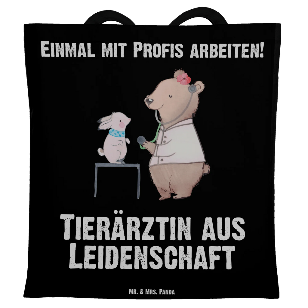 Tote bag veterinarian Passion Shopper, Einkaufstüte, Jutebeutel, Laptoptasche, Beutel, Umhängetasche, Tragetasche, Jutetasche, Strandtasche, Stofftasche, Schultertasche, Einkaufstasche, Stoffbeutel, Tasche, Beuteltasche, Badetasche, Beruf, Ausbildung, Jubiläum, Abschied, Rente, Kollege, Kollegin, Geschenk, Schenken, Arbeitskollege, Mitarbeiter, Firma, Danke, Dankeschön