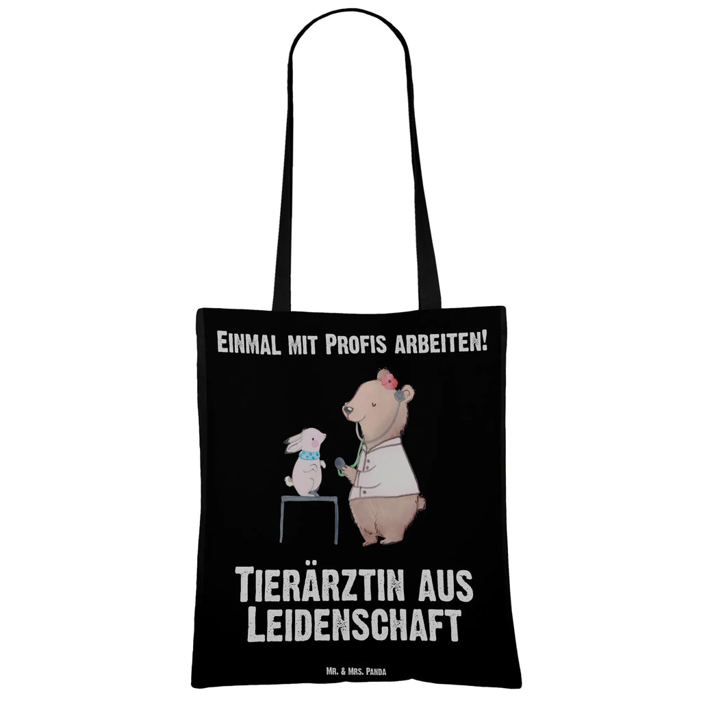 Tote bag veterinarian Passion Shopper, Einkaufstüte, Jutebeutel, Laptoptasche, Beutel, Umhängetasche, Tragetasche, Jutetasche, Strandtasche, Stofftasche, Schultertasche, Einkaufstasche, Stoffbeutel, Tasche, Beuteltasche, Badetasche, Beruf, Ausbildung, Jubiläum, Abschied, Rente, Kollege, Kollegin, Geschenk, Schenken, Arbeitskollege, Mitarbeiter, Firma, Danke, Dankeschön