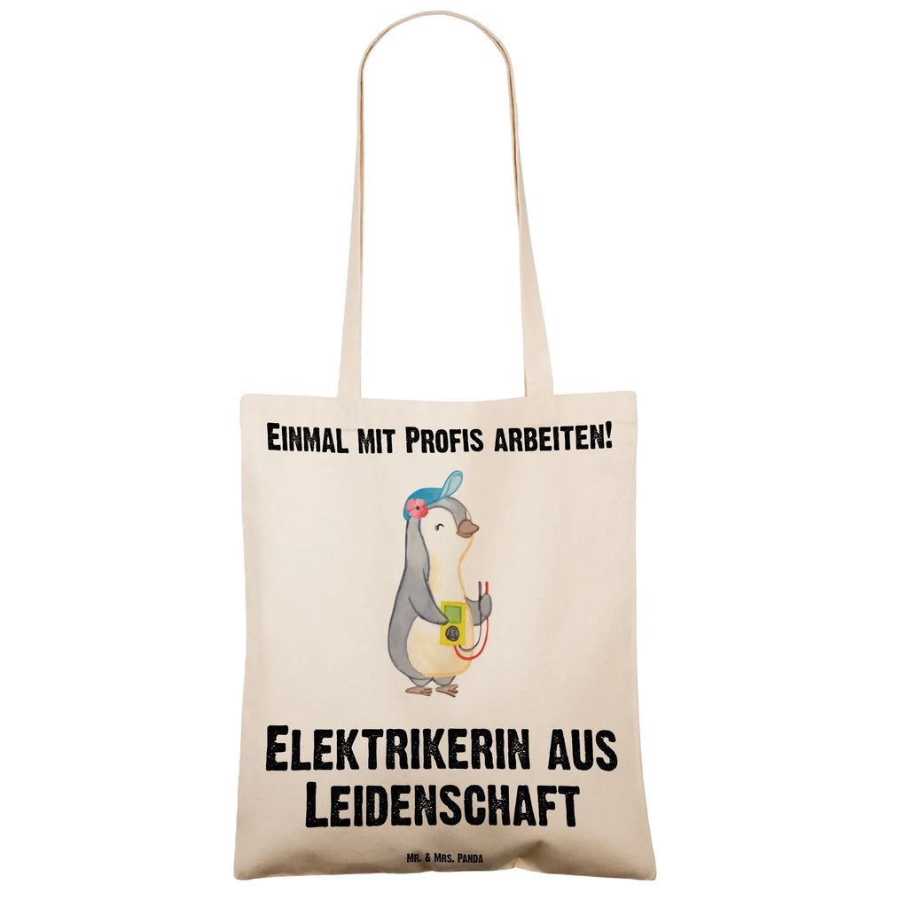 Tote bag female electrician Passion jute bag, shopper, shoulder bag, pouch, cloth bag, bag, Carrier bag, shopping bag, cotton bag, gift, gift idea, best, farewell gift, passing exam, anniversary, retirement, promotion, job start, sayings, funny, profession