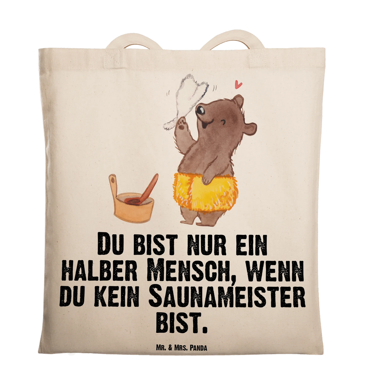 Tote bag sauna master heart gift, sayings, gift idea, best, farewell gift, passing exam, anniversary, retirement, promotion, job start, profession